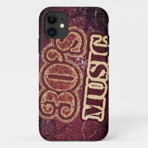 Vintage music 30's graphic design 2 iPhone 11 case