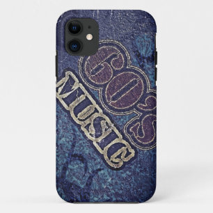 Vintage music 60's graphic design iPhone 11 case