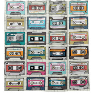 Vintage music cassette design