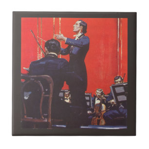 Vintage Music, Conducting an Orchestra Tile