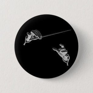 Vintage Music, Conductor's Hands with a Baton 2 Inch Round Button