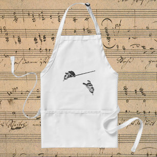 Vintage Music, Conductor's Hands with a Baton Standard Apron