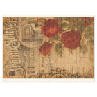 Vintage Music Cover & Rose Shabby Chic Decoupage