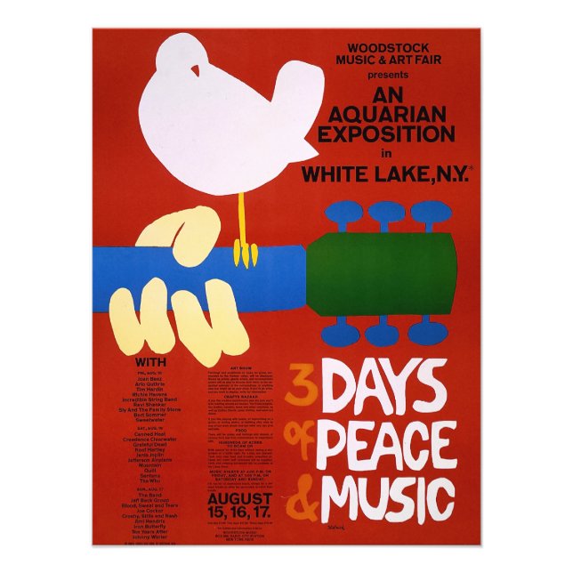 Vintage Music Festival Poster (Front)