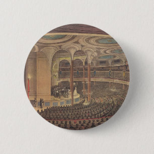 Vintage Music, Jenny Lind, Swedish Opera Singer 2 Inch Round Button