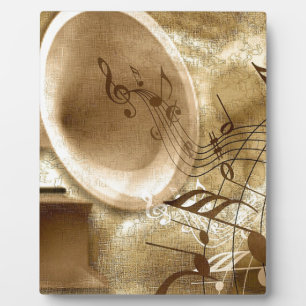 Vintage Music Plaque