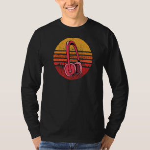 Vintage Music Producer Music  Dj Retro Headphones T-Shirt