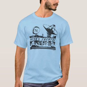 Vintage Music Record Store Transmission Graphic T-Shirt