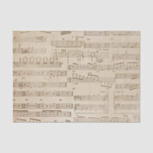Vintage Music Sheet
