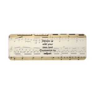 Vintage Music Sheet