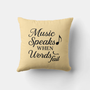 Vintage Music Vibes – Artistic Instrument Picks Throw Pillow