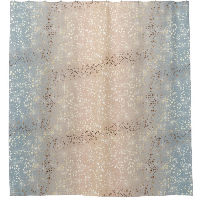 Vintage Muted 1920 Glam Gold Star Foil Sparkle (Front)