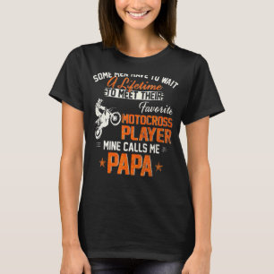 Vintage My Favourite Motocross Dirt Bike Player Ca T-Shirt