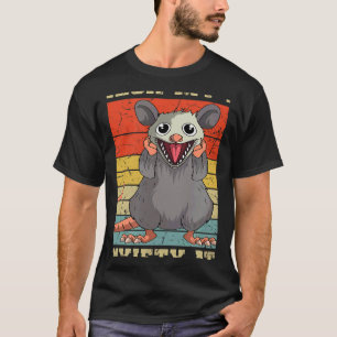 Vintage My Neck My Back My Anxiety Attack Possum O T-Shirt