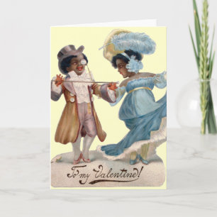 Vintage My Valentine Greeting Card