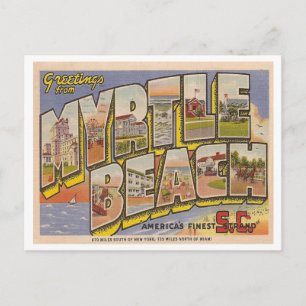 Vintage Myrtle Beach Postcard