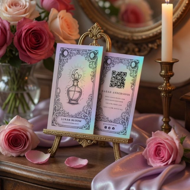 Vintage Mystical Celestial Perfume  Business Card (Creator Uploaded)