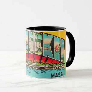 Vintage Nantucket MA  Mug