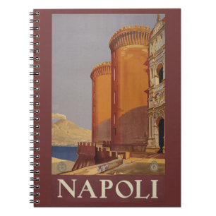 Vintage Napoli Naples Italy notebook