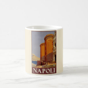 Vintage Napoli Poster - Italy Coffee Mug
