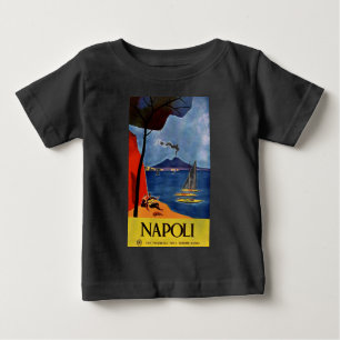 Vintage Napoli Travel Love Romance Baby T-Shirt