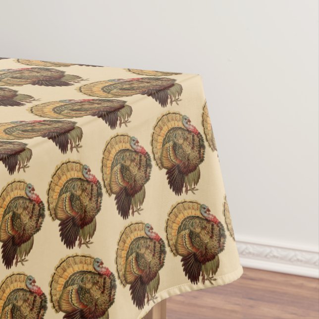 Vintage nappe de dinde Thanksgiving (In Situ)