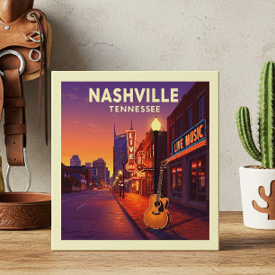  Vintage Nashville Tennessee Tile