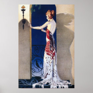 Vintage National Lamp Co.   Coles Phillips Poster