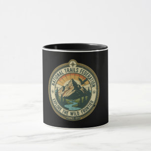 Vintage National Park Hiking & Adventure Emblem  Mug
