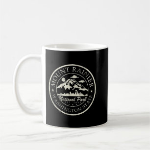 Vintage National Park Mt Rainier Retro Coffee Mug