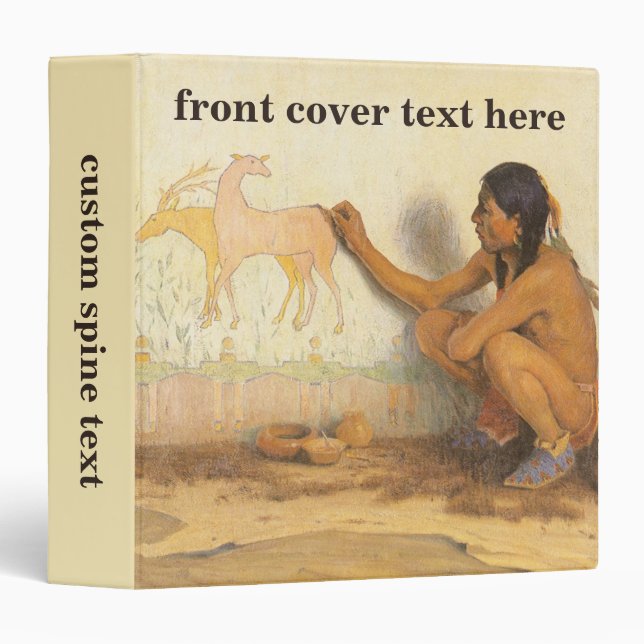 Vintage Native American, Indian Artist by Couse Binder (Front/Spine)