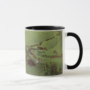 Vintage Native Americans, Buffalo Chase by Catlin Mug