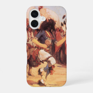 Vintage Native Americans Buffalo Dancer by Cassidy iPhone 16 Case