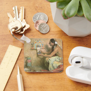 Vintage Native Americans, Hopi Katchina by Couse Keychain