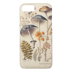 Vintage Naturalist Mushroom Case-Mate iPhone Case