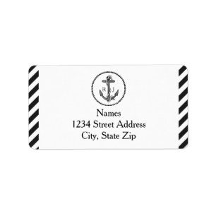 Vintage Nautical Anchor - Address Labels