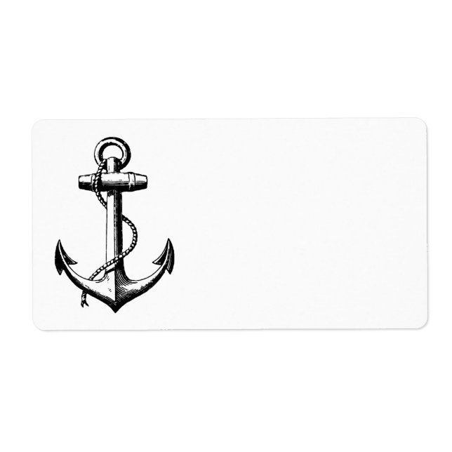 Vintage Nautical Anchor Illustration (Front)