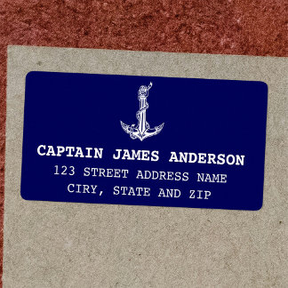 Vintage Nautical Anchor Rope Boat Name