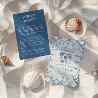Vintage Nautical Compass Blue Ribbon Bachelorette