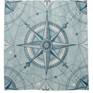 Vintage Nautical Compass Rose Pattern