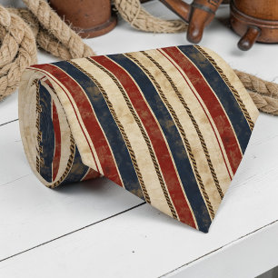 Vintage Nautical Custom Necktie