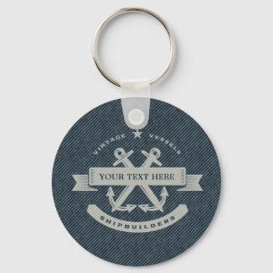 Vintage Nautical Keychain