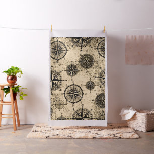 Vintage Nautical Pattern Fabric