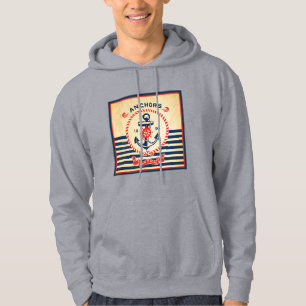 Vintage Nautical Poster Hoodie