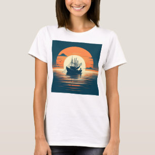 Vintage/Nautical shrimp/fishing  T-Shirt