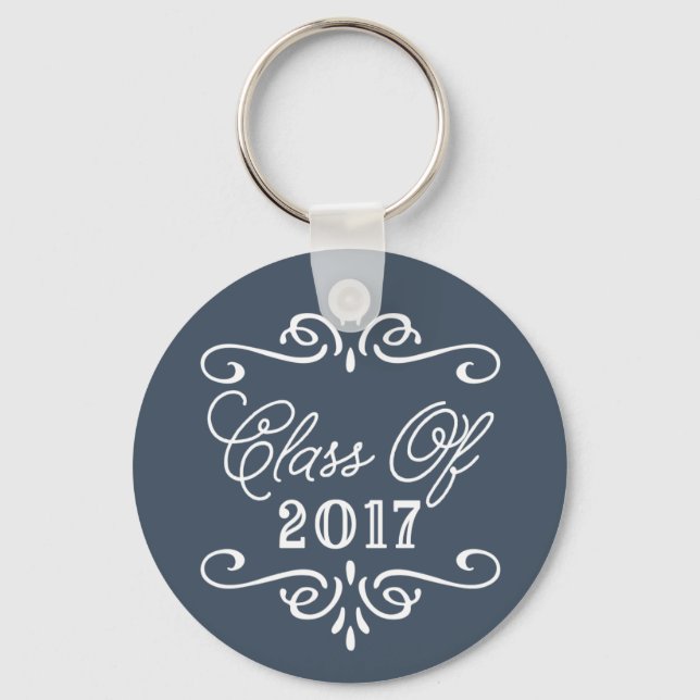 Vintage Navy | Graduation Keychain (Front)