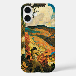 Vintage NC Wyeth Travel Poster, In Old Kentucky iPhone 16 Case