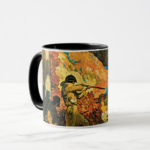 Vintage NC Wyeth Travel Poster, In Old Kentucky Mug