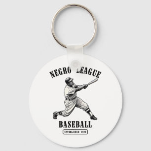 Vintage Negro League Bysebyll Black History Month Keychain