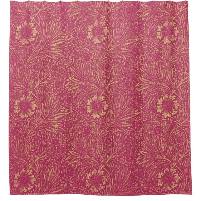 Vintage neon pink light yellow floral pattern (Front)